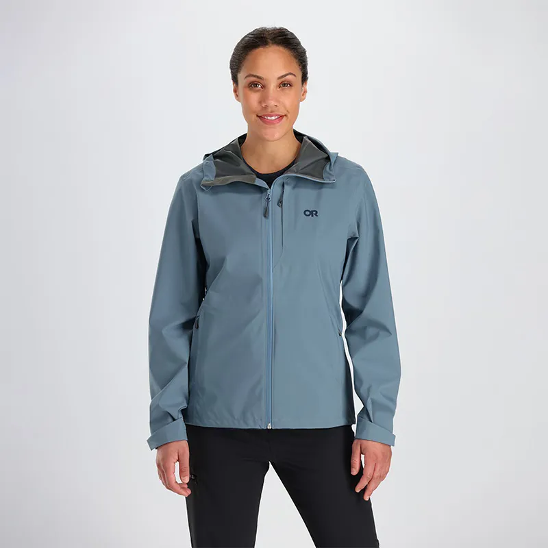 Outdoor Research Womens Dryline Rain Jacket Nimbus-1